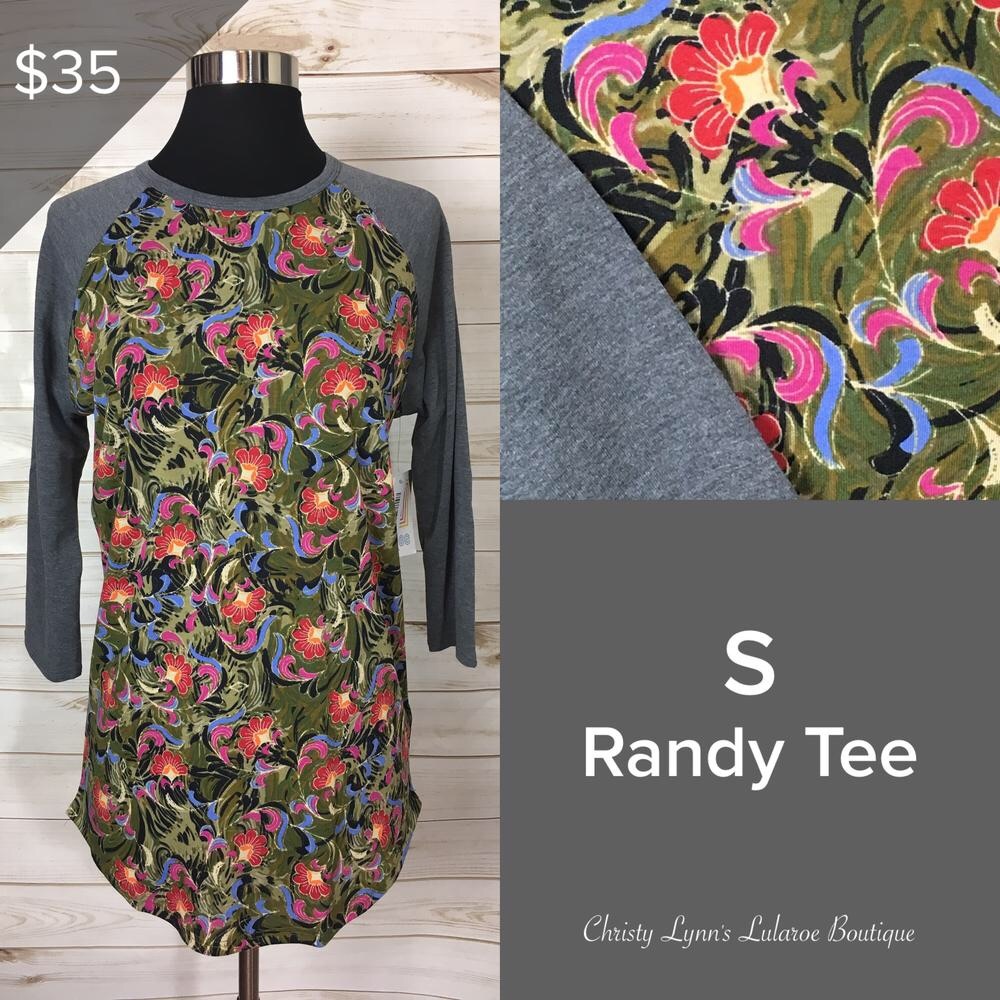 Lularoe Randy Small camo floral